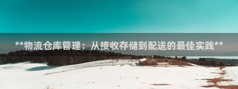 28圈注册送：**物流仓库管理：从接