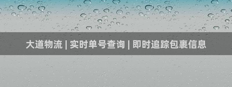 28圈链接多少：大道物流 | 实时单号查询 | 即时追踪包裹