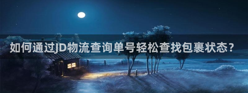 南宫28圈怎么注册：如何通过JD物流